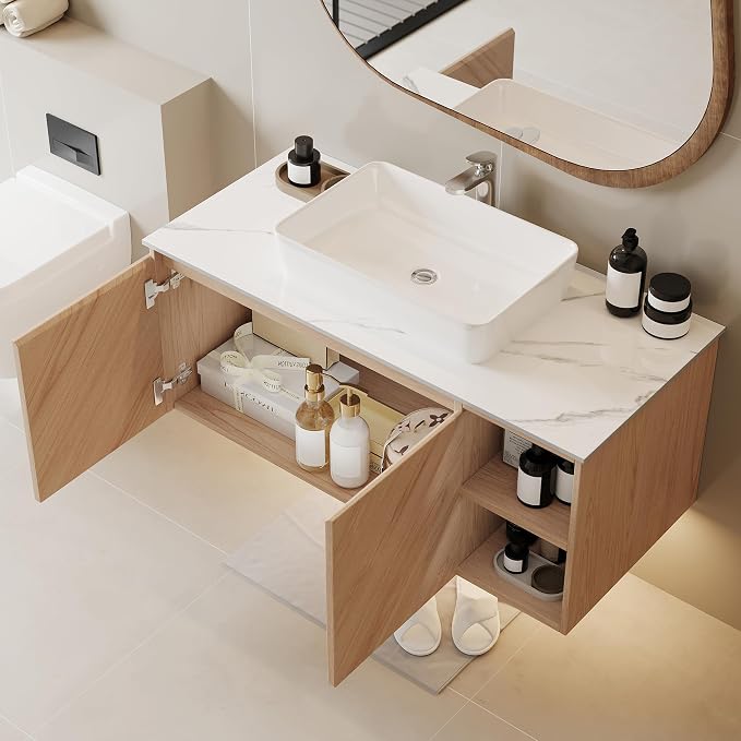 36'' Floating Vanity Bathroom, Single Bathroom Vanity - Image 5