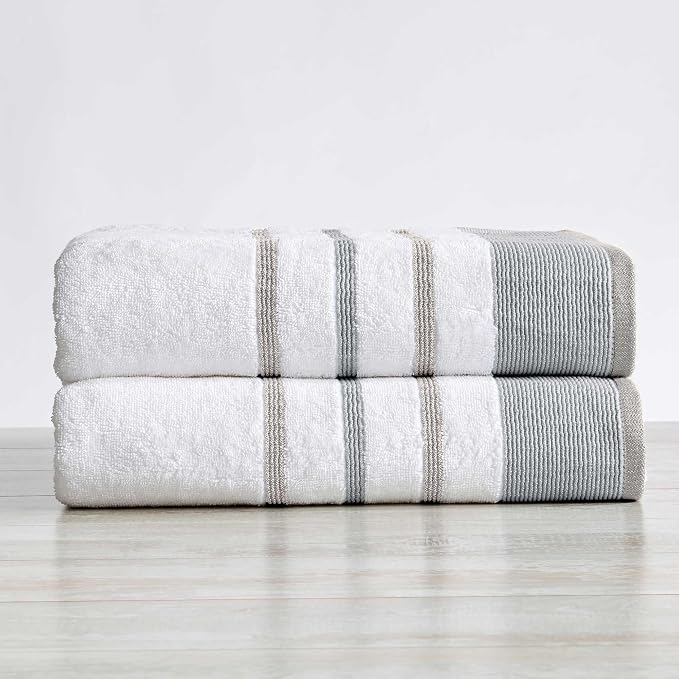 Great Bay Home Decorative Oversized Bath Sheet Set by GreatBayHome