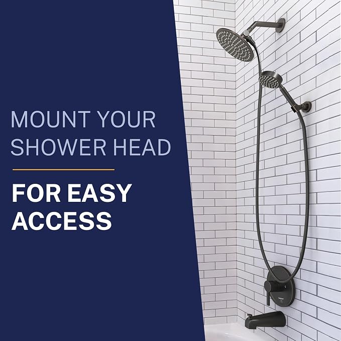 HammerHead Showers Solid Metal Handheld Showerhead Holder Wall Mount, - Image 2