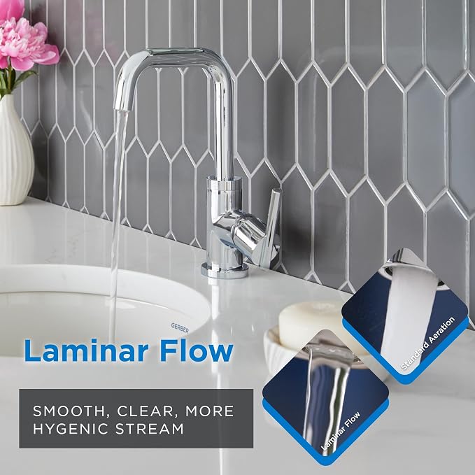 Parma Chrome Bathroom Sink Faucet - Image 4