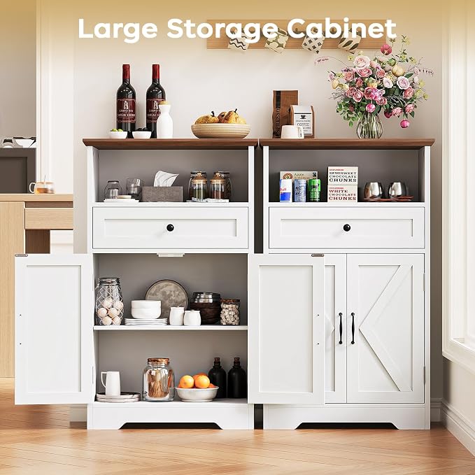 Floor Cabinet, Farmhouse Storage Cabinet - Image 7