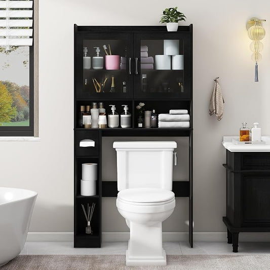 Vabches Over-The-Toilet Storage Cabinet, Farmhouse Style by Vabches