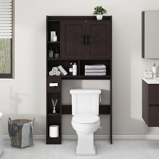 Vabches Over The Toilet Storage Cabinet, Farmhouse Storage Cabinet Over Toilet by Vabches