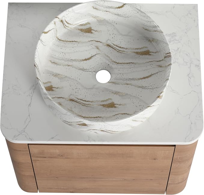 Malwee 24" Floating Bathroom Vanity - Image 7
