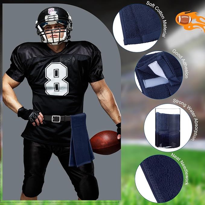 Shimeyao 2 Pcs Cotton Sports Football Towel - Image 3