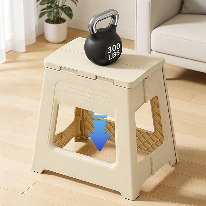 Foldable Shower Stool for Shaving Legs, Plastic Shower Foot Rest for Inside - Image 8
