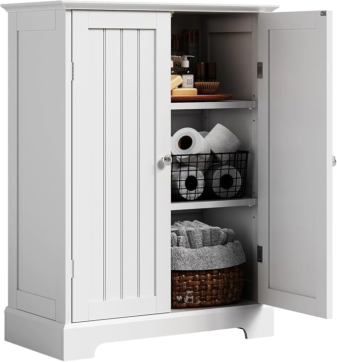 ChooChoo Bathroom Floor Cabinet, Modern Bathroom Storage Cabinet - Image 8