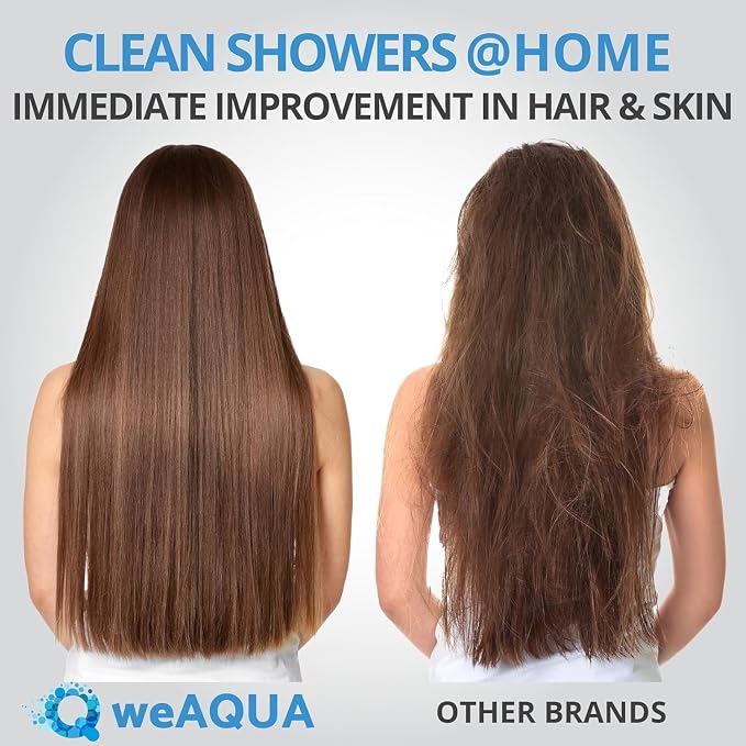 WeAQUA Heavy Duty Shower Filter Family 2 PACK – 99% Removal - Image 4