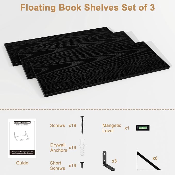 Fun Memories Floating Shelves, 32 x 8 Inches, Decorative Storage - Image 7
