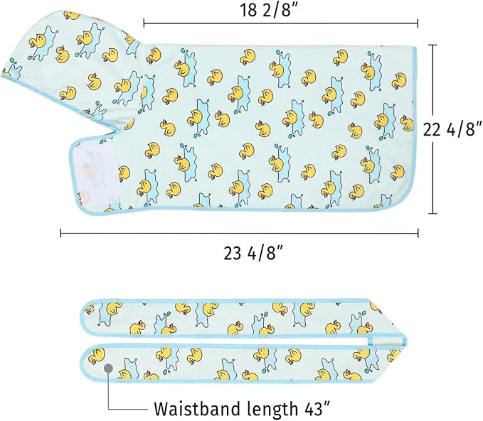HDE Dog Bathrobe Super Absorbent Quick Drying Puppy Towel Wrap Coat Adjustable - Image 2