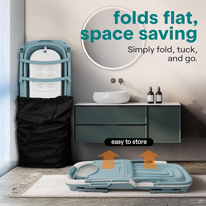 SereneLife 59" Portable Bathtub - Image 5