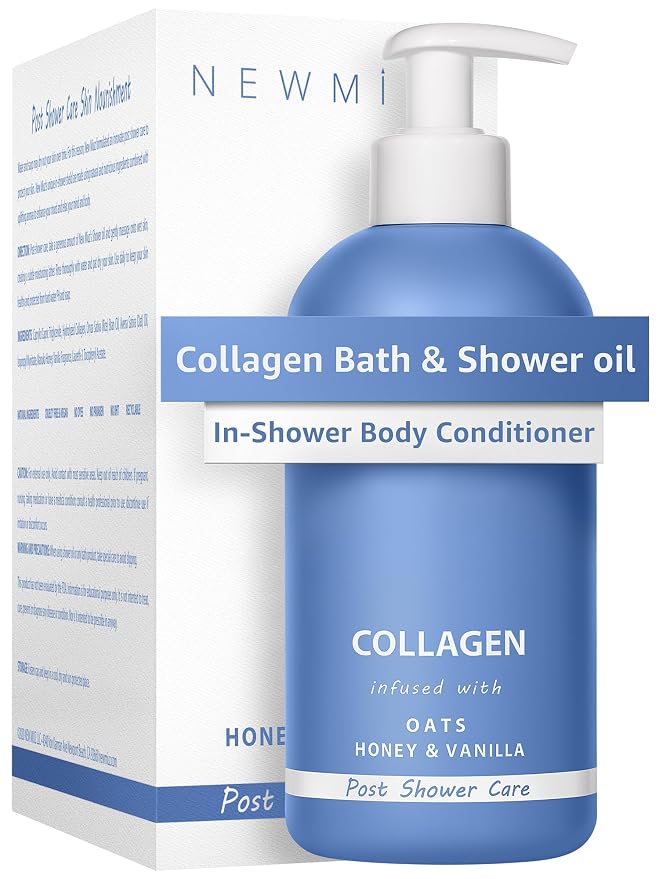 New Miuz Collagen InShower Body Conditioner Natural Post Shower Care Moisturizer by NewMiuz