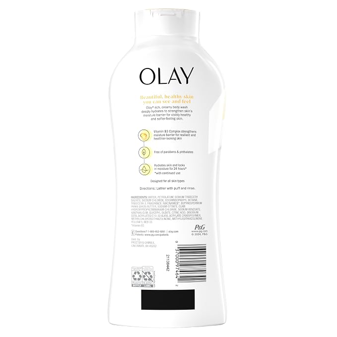 Olay Body Wash for Women, Ultra Moisture, 24hr Moisturizing, Hydrating & - Image 11
