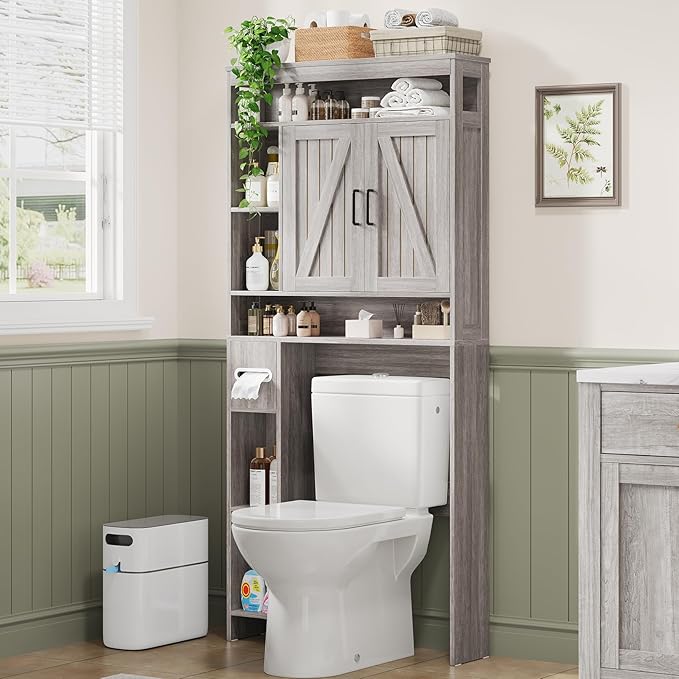 Over The Toilet Storage Cabinet by vividwood