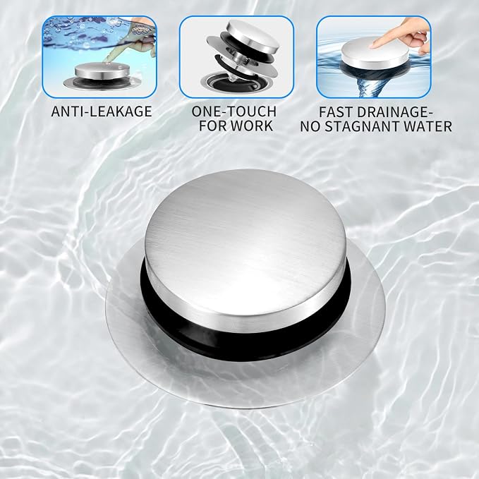 Bathtub Drain Stopper, Tub Stopper/Bathtub Plug - Image 4