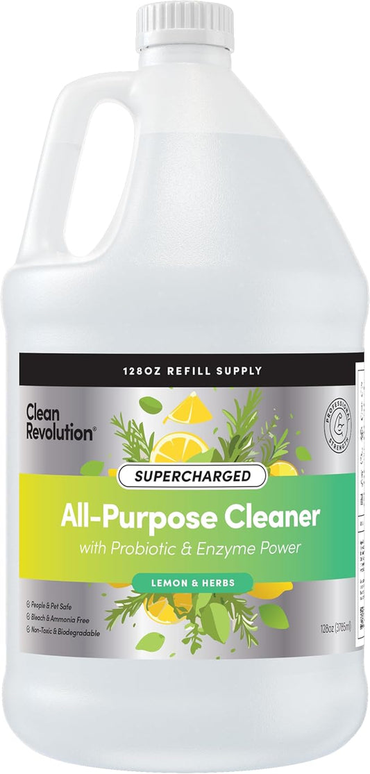 Clean Revolution SuperCharged All Purpose Cleaner, Eco-Friendly & Plant-Based by CleanRevolution