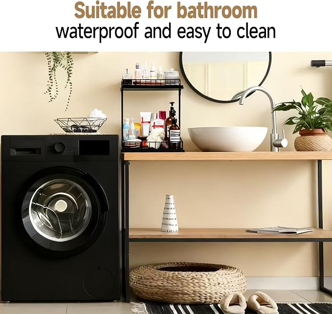 2 Pack Pull-Out Storage Basket Under Sink Organizers Under Sink Storage Racks - Image 5