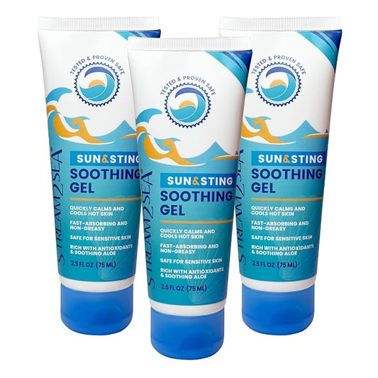 STREAM 2 SEA Sun & Sting Soothing Aloe Gel, Organic Aloe Vera Gel by STREAM2SEA