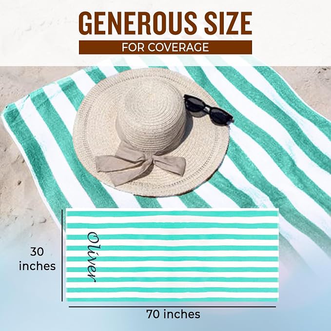 Personalized Passion Beach Towels - Image 4