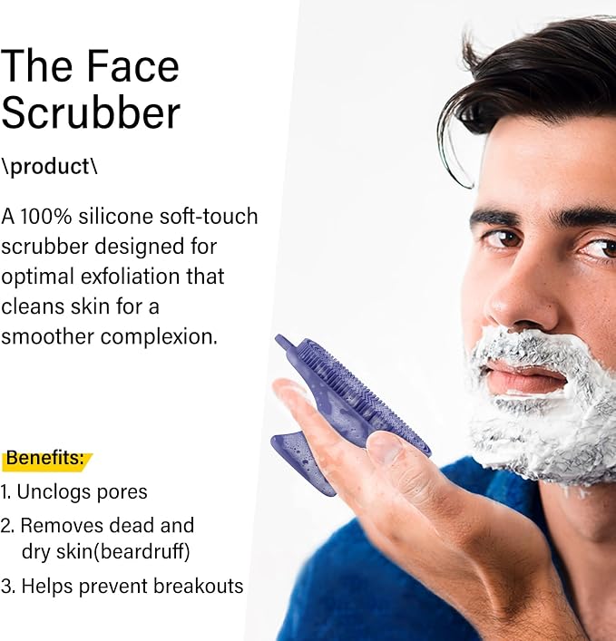 2 Pack Face Scrubber, Silicone Facial Cleansing Brush - Image 2
