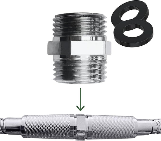 High Sierra® - Shower Hose Connector - Extends The Length of Any Shower Hose - by HIGHSIERRASHOWERHEADS