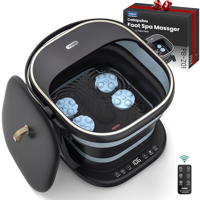 Puboo Collapsible Foot Spa Bath Massager by PUBOO