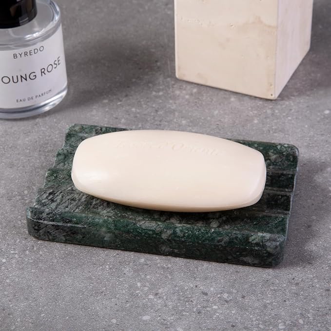2PCS Koville Indian Natural Green Marble Soap Dish - Image 9