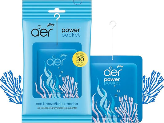 Aer Power Pocket Seabreeze 1pk by Godrej+aer