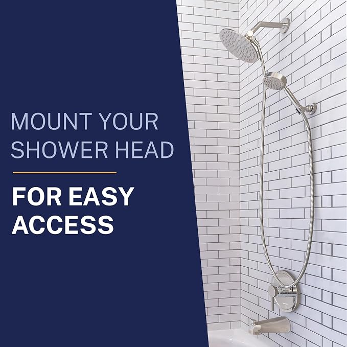 HammerHead Showers Solid Metal Handheld Showerhead Holder Wall Mount, - Image 2
