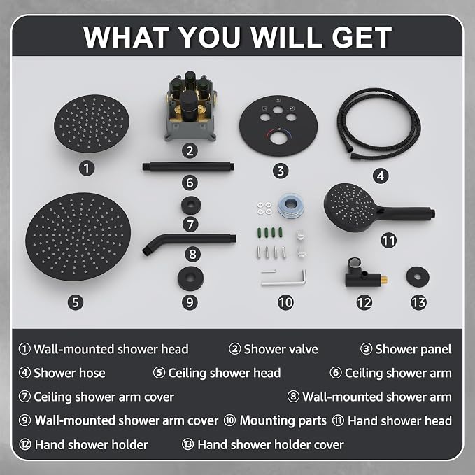 Iriber Thermostatic Shower System - Image 8