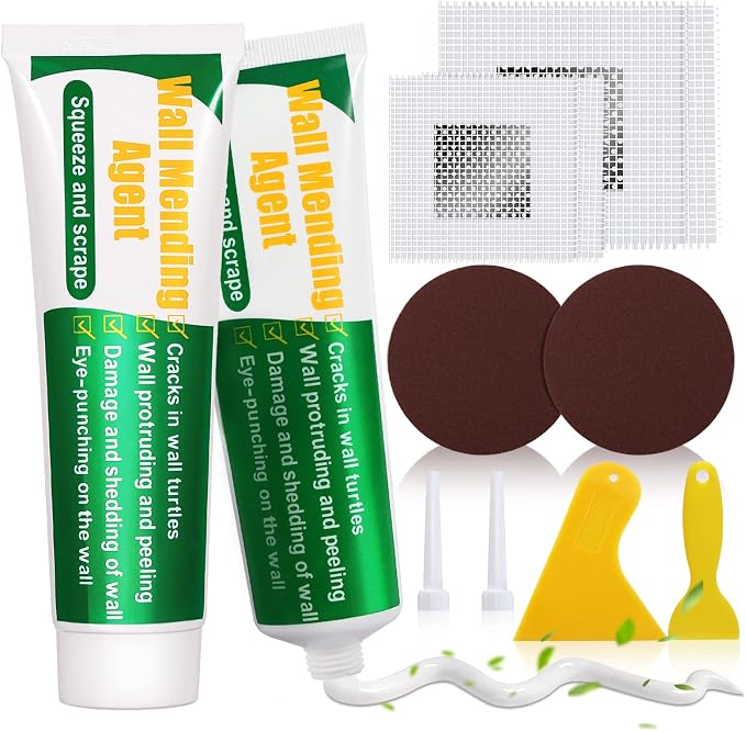 Drywall Repair Kit, Wall Mending Agent Large Hole Drywall Patch, Plaster Wall by SUGEYA