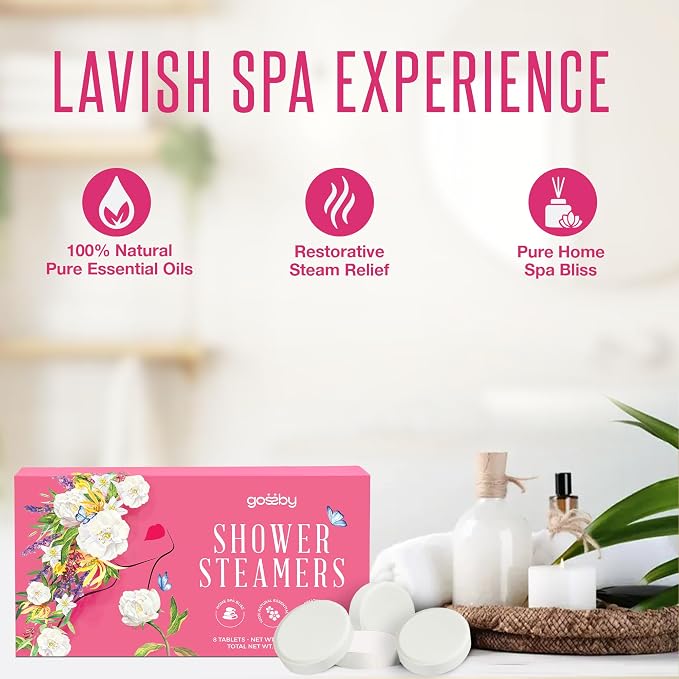 Shower Steamers Aromatherapy GOSSBY 8 Pack - Image 5