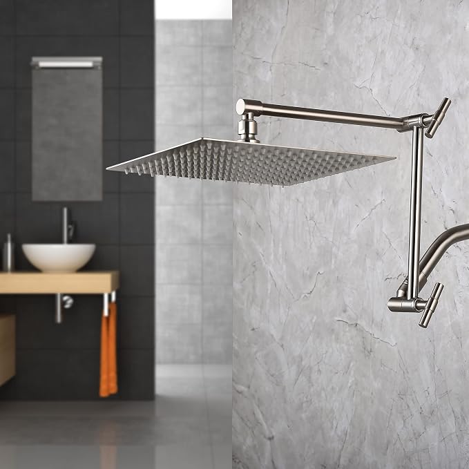 Brushed Nickel Shower Arm Extension - Image 2