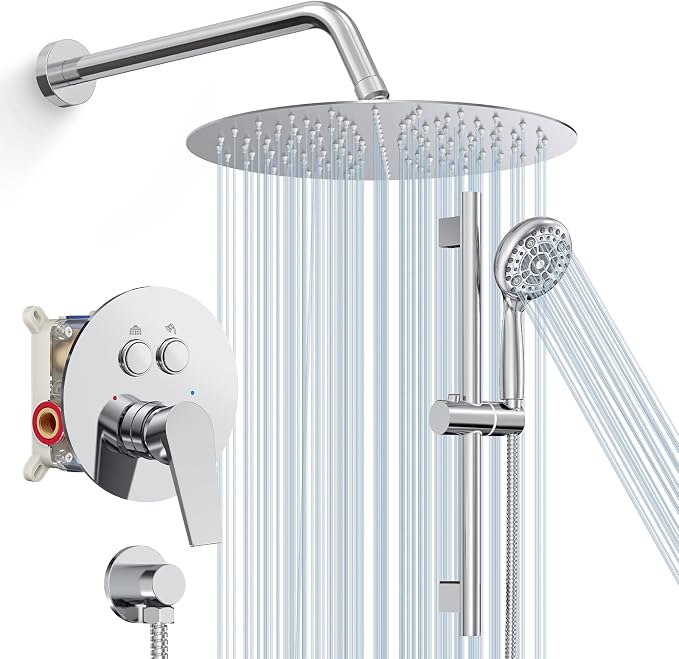 SR SUN RISE Rain Shower Faucet Set by SRSUNRISE