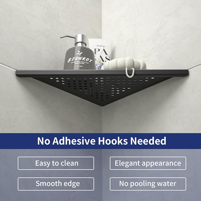 Corner Shower Shelf 2 Pack, 304 Stainless Steel Shelf - Image 3