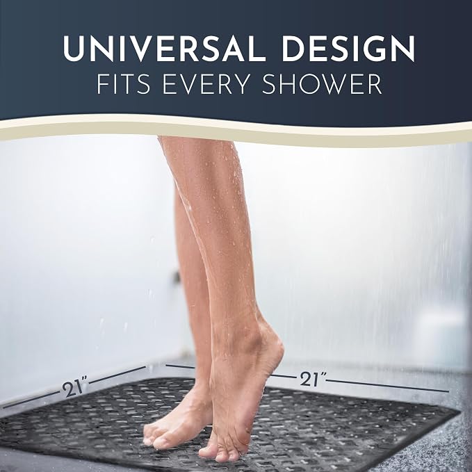 homerella® Shower Mat Non Slip Anti Mold, Non Slip Shower Mats - Image 2