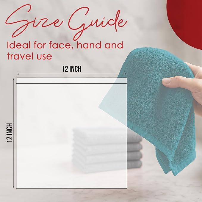 RIVERSIDE 12 Pack Washcloths - Image 2