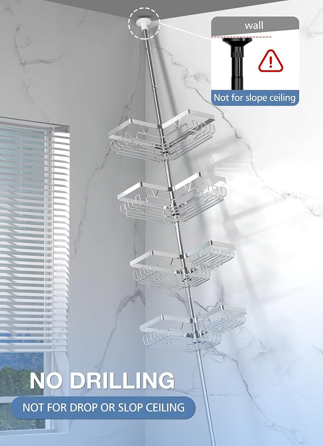 4-Tier Shower Caddy/Shower Organizer - Image 4