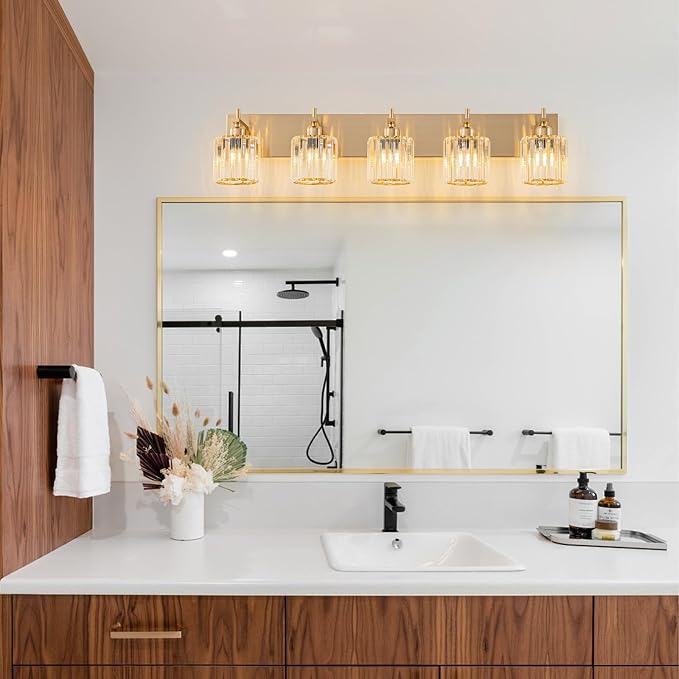 Modern Crystal Bathroom Vanity Lights, Crystal Wall Lighting - Image 4