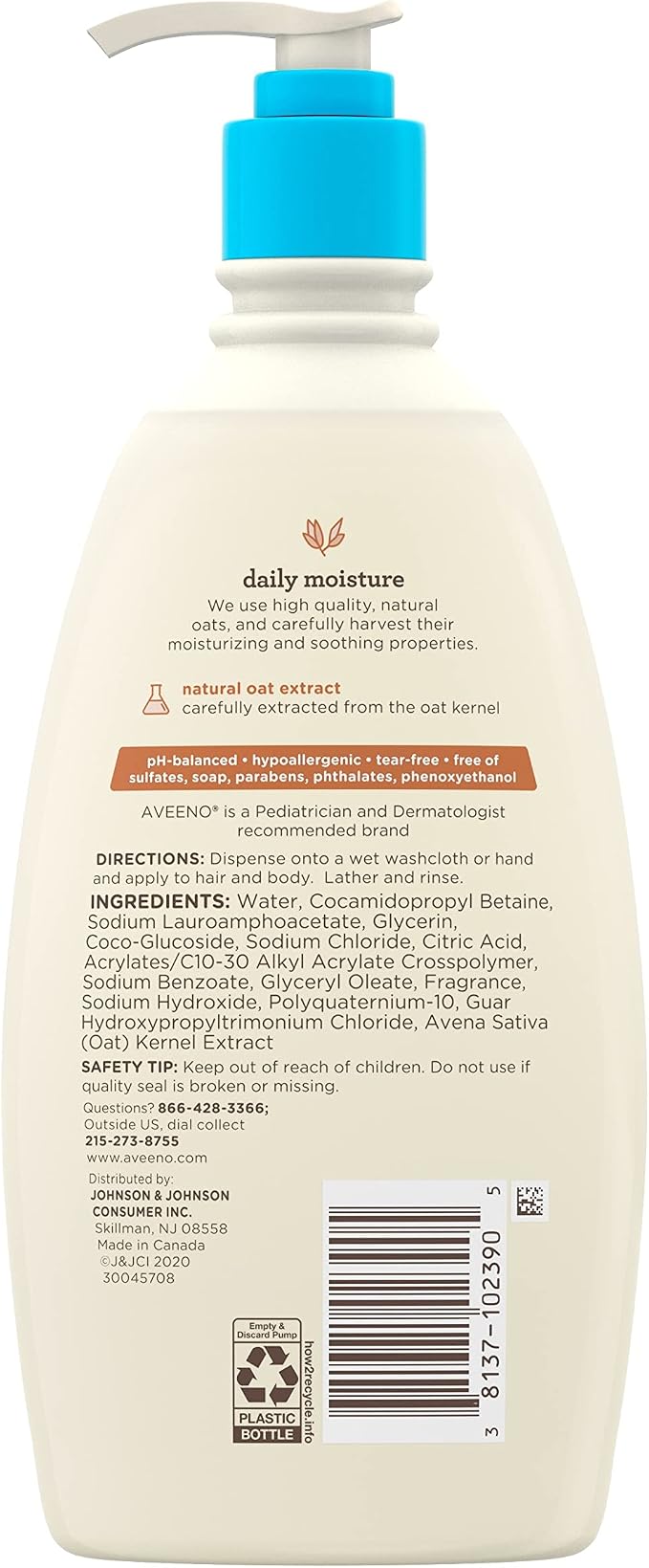 Aveeno Baby Gentle Body Wash & Shampoo - Image 5