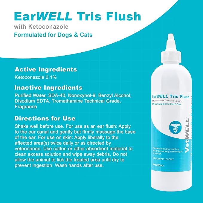 VetWELL Dog Ear Cleaner Solution & Infection Treatment - Image 6