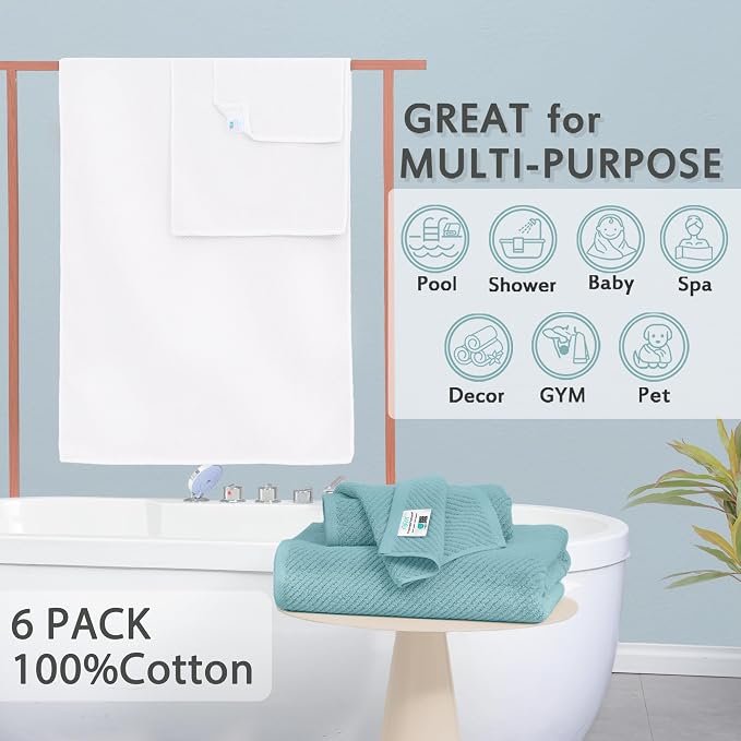 VOOVA & MOVAS Towels for Bathroom - Image 3