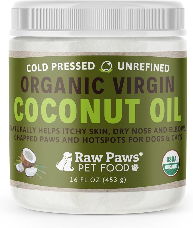 Raw Paws Virgin Organic Coconut Oil by RawPawsPetFood