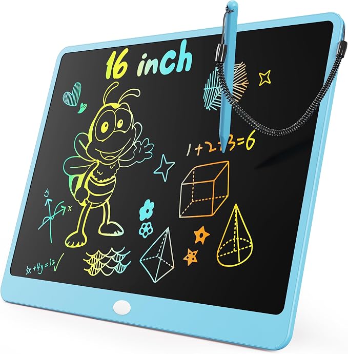 KOKODI LCD Writing Tablet, 16 Inch Colorful Doodle Board Drawing Tablet by WhereKidsLearnThroughPlay