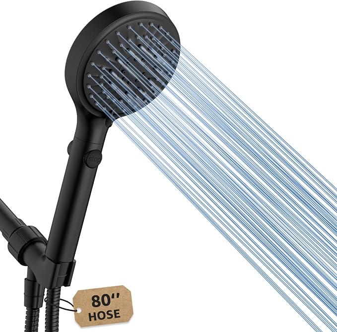 FASDUNT Shower Head with Handheld, High Pressure Handheld Shower Head with 80" by FASDUNT