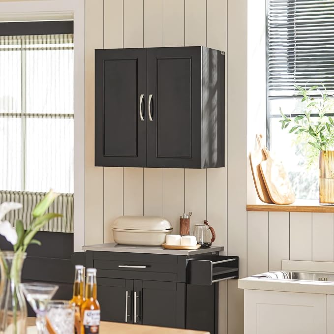 Haotian Wall Cabinet Laundry Room, Floating Storage Cabinet - Image 7