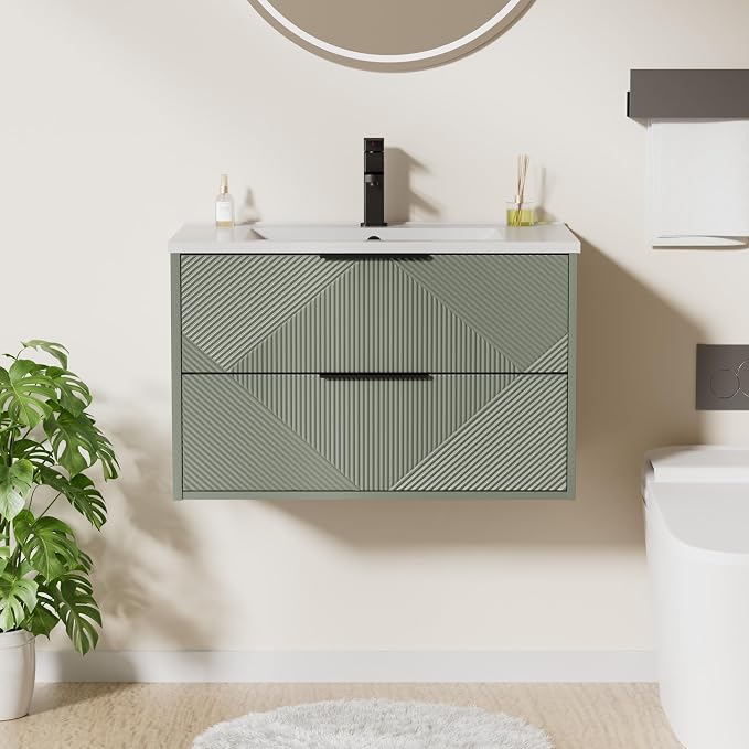 LUCKWIND 30" Floating Bathroom Vanity - Image 3
