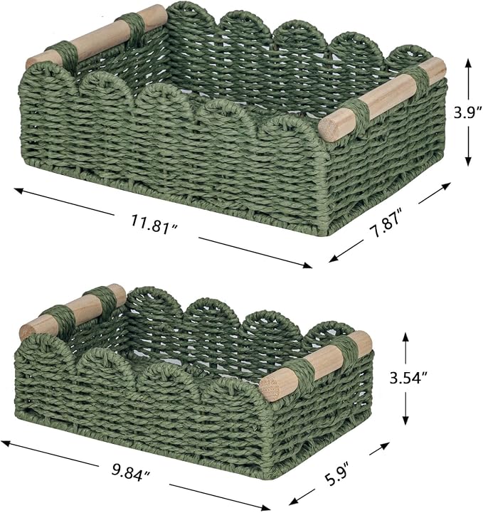 CubesLand Scalloped Edge Decor Baskets - Image 7