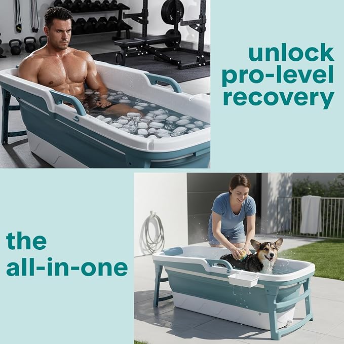 SereneLife 59" Portable Bathtub - Image 2