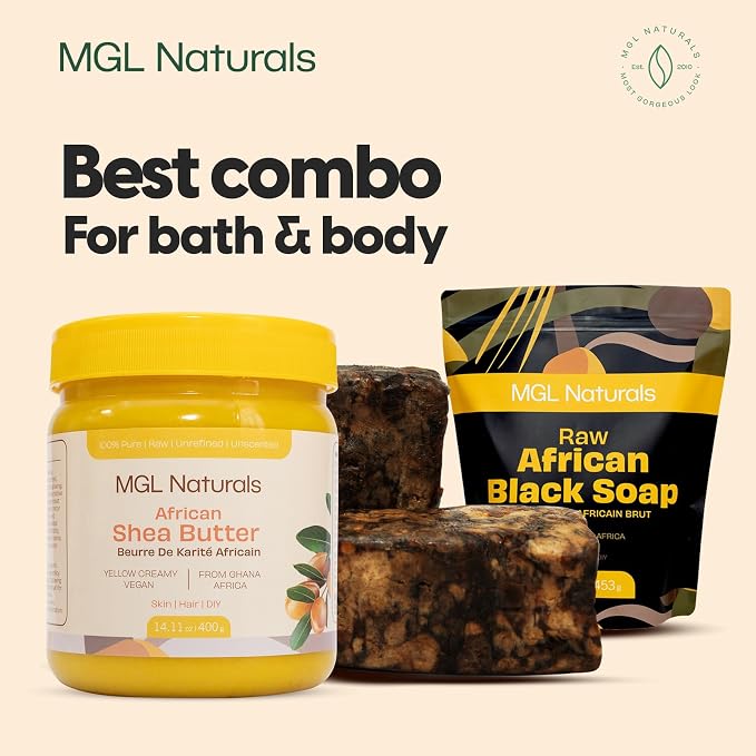 MGL Naturals Raw African Black Soap, 1 lb. - Image 8